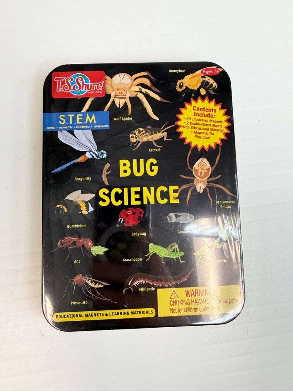 Bug Science Magnet Kit Learn Stem Educational Home School TS Shure Collect Ni